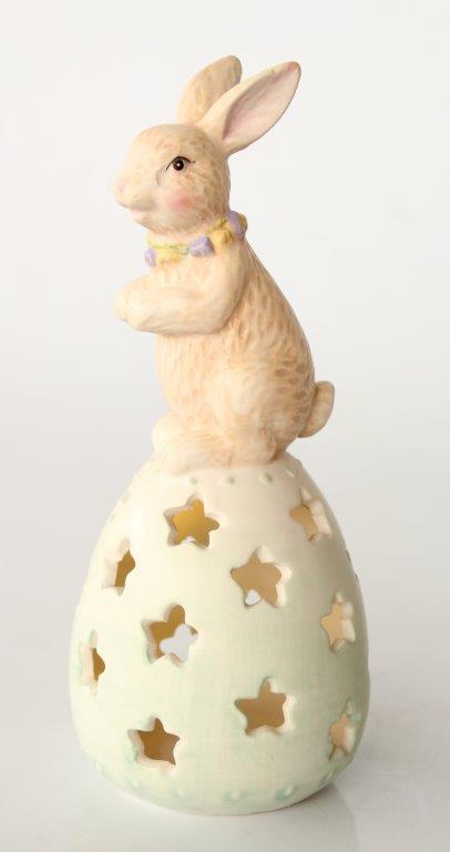 Bunny Standing On Egg Led Light